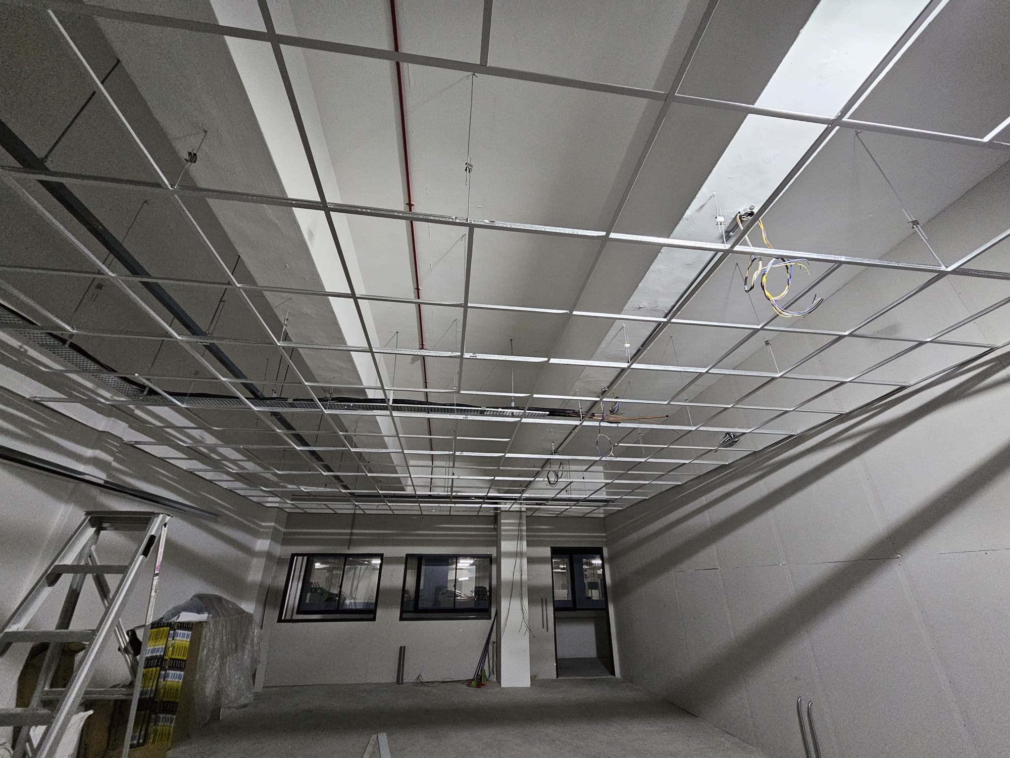 False Ceiling with Insulation