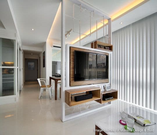 Feature Wall & TV Console Partition