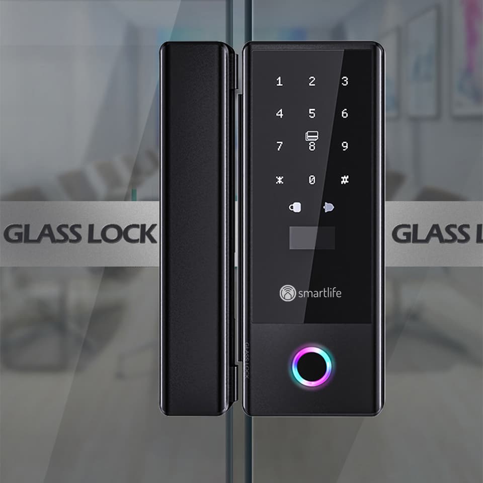 Glass Door Smart Lock Setup